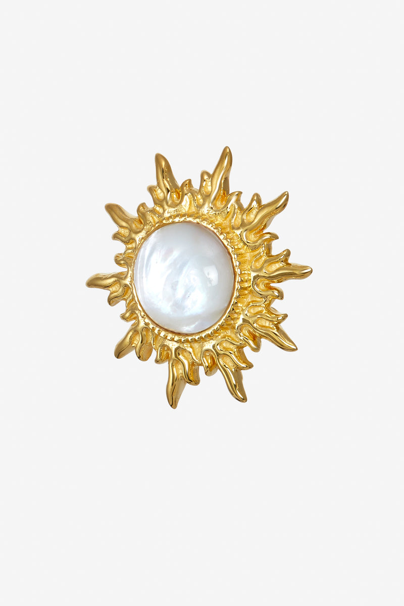 Earrings "Matahari" gold