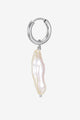 Earrings "Rose Pearl Sword"