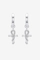 Earrings "ANKH" silver