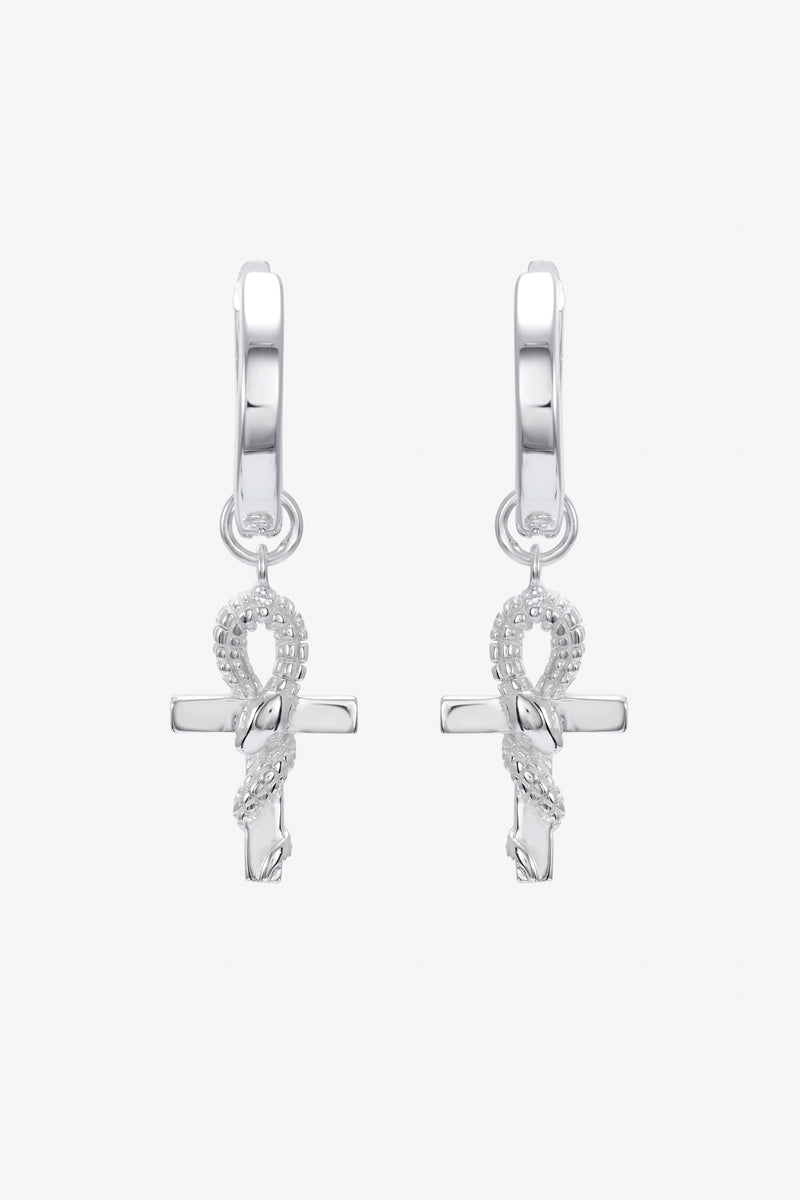 Earrings "ANKH" silver