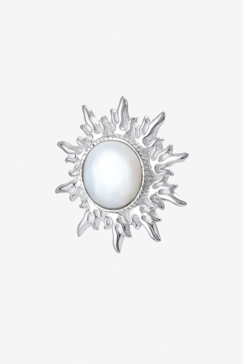 Earrings "Matahari" silver