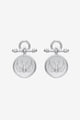 Earrings "Scarab" silver